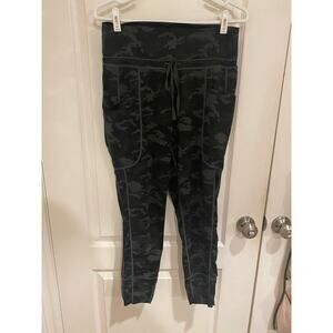 Fabletics Black Camo Women's Joggers Size S